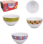 Tigela De Porcelana Redonda Bowl Flores Sortidas 500ml (1)