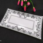 Travessa Rocambole Grande Vidro- Renda 33x19cm Decorglass (2)