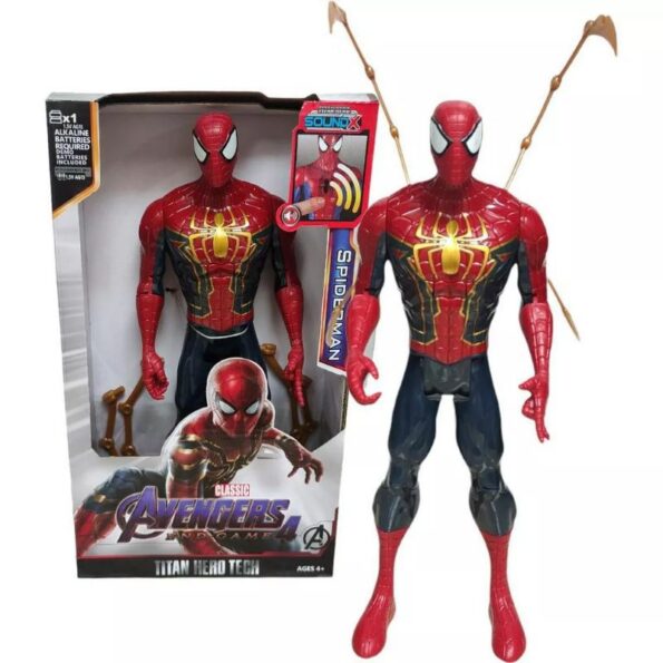 bonecos grandes herois avengers vingadores br1001 30cm -homem aranha