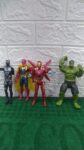 coleçao cartela 5 bonecos heroi avengers 05-7556