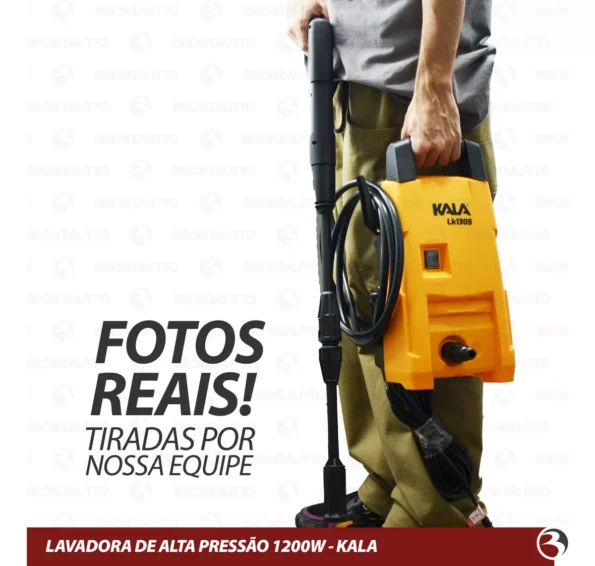 lavadora de alta pressão com jato vap regulável 1200w kala-5