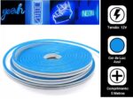 mangueira fita led de neon 2835-9 5m 12v azul xtrad