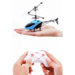 mini helicoptero com sensor de controle remoto fu3349 10cm