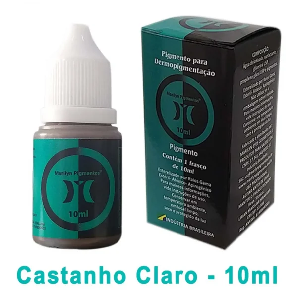 pigmento marilyn 10 ml – castanho claro light brown