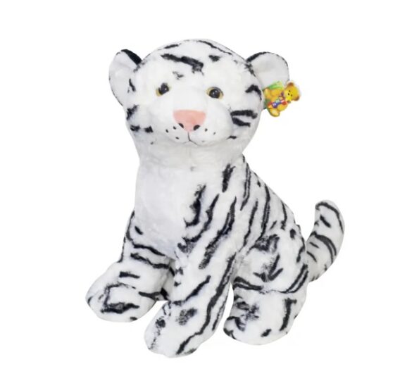 urso pelucia animais selvagens 50cm fe6256 fizzy-tigre branco