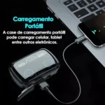 Fone De Ouvido Sem Fio in-ear Fone Bluetooth Preto1