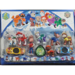 coleção brinquedo patrulha canina miniatura 10 pçs 9120a