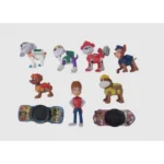 coleção brinquedo patrulha canina miniatura 10 pçs 9120a