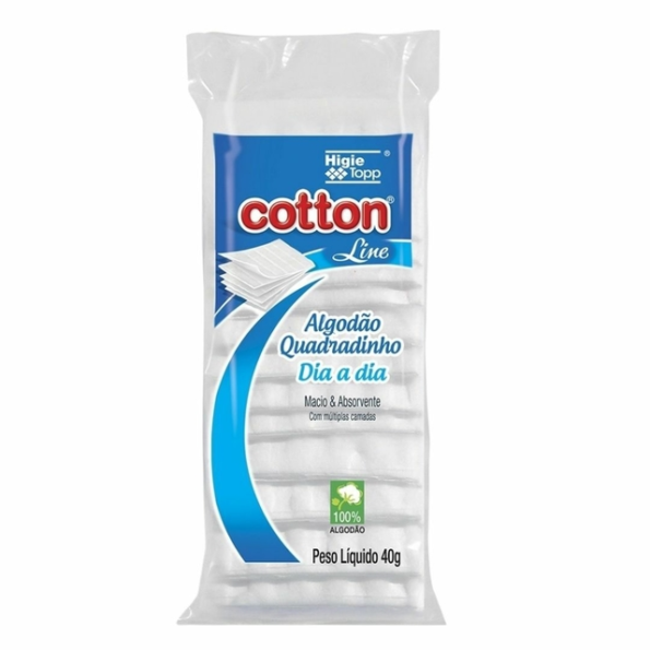 Algodão Quadradinho Dia A Dia Cotton Line 40g