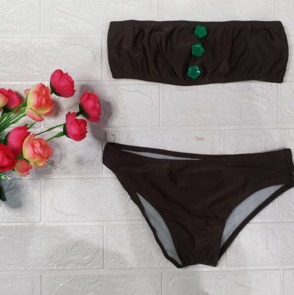 Biquine Adulto Top Básico – Marrom