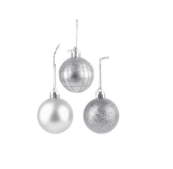 Bolas De Natal Prata Cristal Art Christmas Nº7 Zc430 (1)