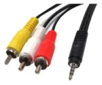 Cabo Audio E Video P2 P3 3 Rca Para Celular 1,5m (1)