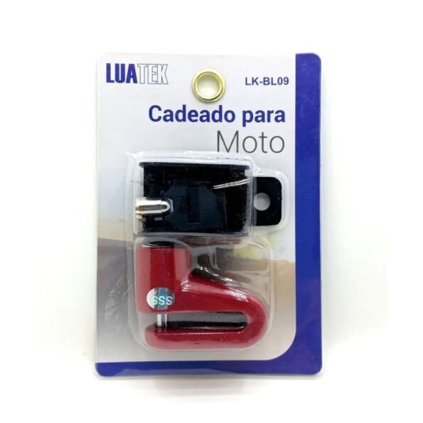 Cadeado Para Moto Bloqueador Lk-bl09 Luatek (1)