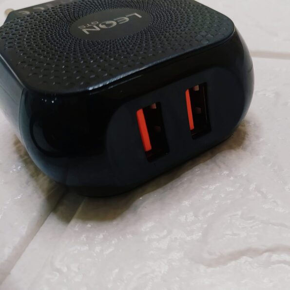 Carregador Turbo Dual Usb 5.8a Leon Tipo Iphone (2)
