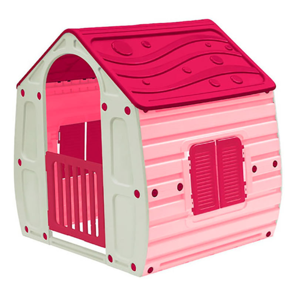 Casinha De Brinquedo Magical Rosa Bel 560010 102cmx90x109cm (1)