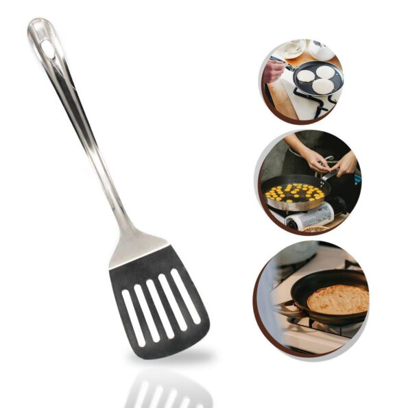 Colher Espátula Aço Inox Linha Classic Cozinha Omelete – 123útil (2)
