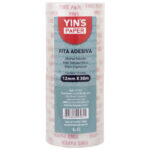 Fita Adesiva Transparente Yins Paper 1un 12mmx30m Yp7495 (1)