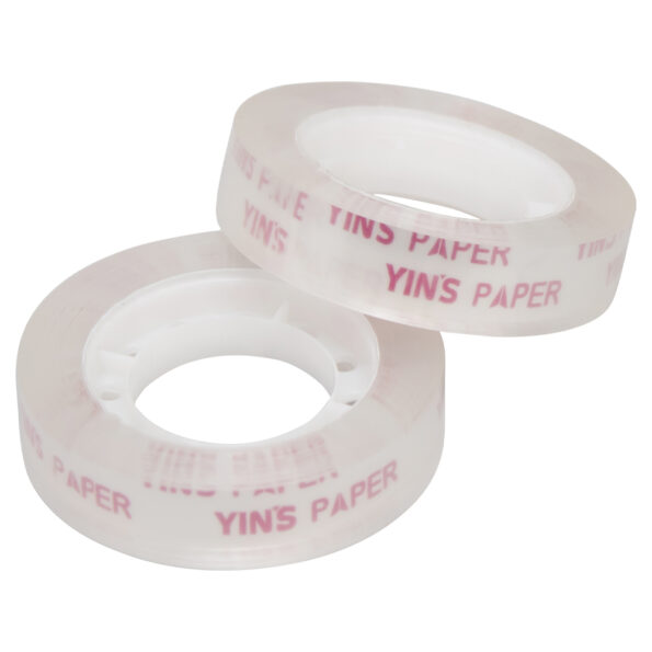 Fita Adesiva Transparente Yins Paper 1un 12mmx30m Yp7495 (2)