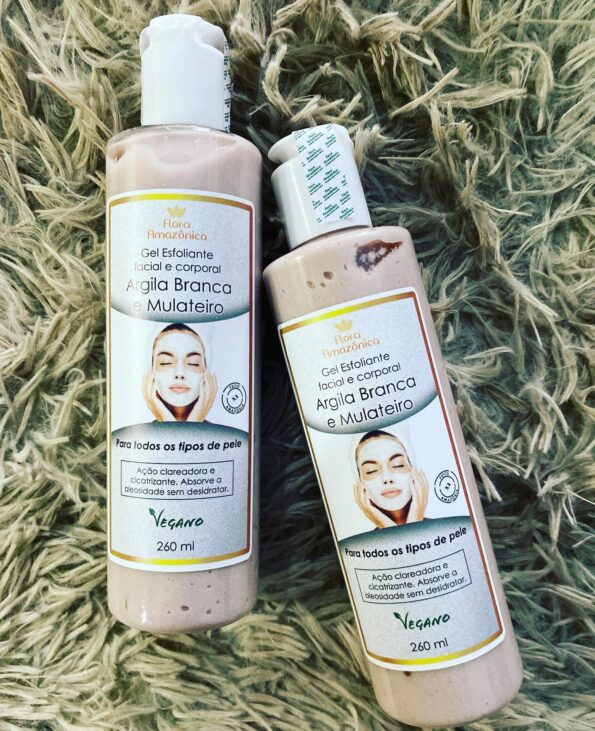 Gel Esfoliante Facial E Corpo Argila Bra Vegano 260ml Promoç (3)