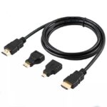 Hdmi 3em 1 Micro E Mini Hdmi Hdtv1.4 1,8m Xt2063 Xtrad (1)