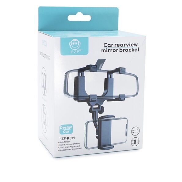 Suporte De Celular Automotivo Retrovisor Fzf-k531 360º (1)