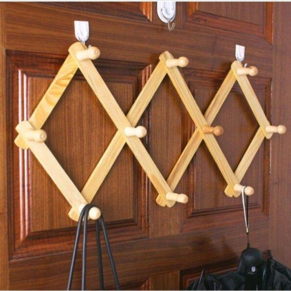 Suporte De Parede 10 Ganhos Madeira cabide cabideiro Dodravel Wellmix 5600 (2)