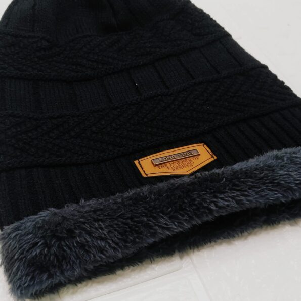 Touca Gorro Aveludada Song Ting Cs3853-1 Prata (3)