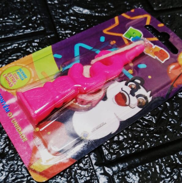 Vela Numero Para Aniversario N 3 Pink Panda (1)