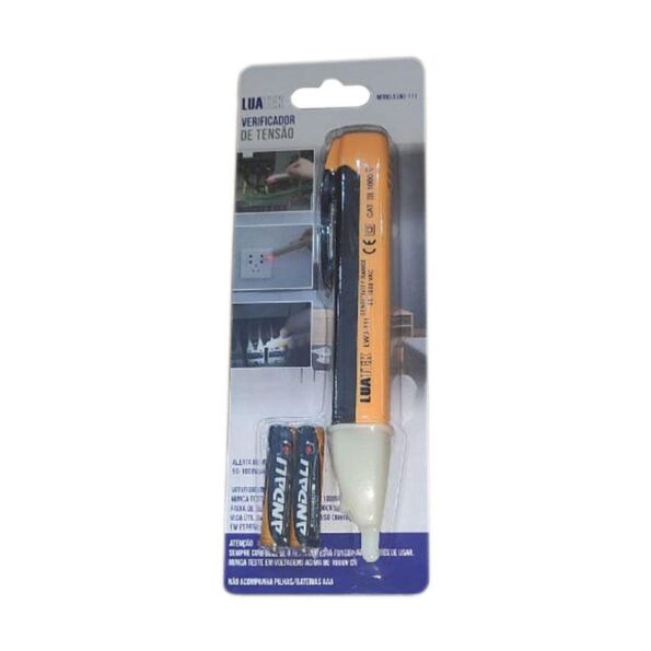 Verificador De Tensão Sonoro Caneta Luminoso Lwj-111 Luatek (1)