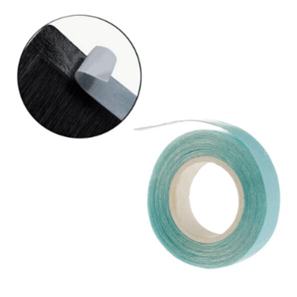 fita adesiva azul super hair tape 1cmx3m para mega hair aplique de cabelo tela (2)