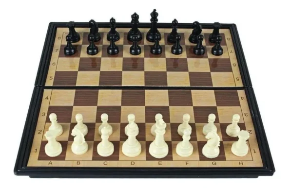 jogo de xadrez de plastico magnético ns-4532 20x20cm2