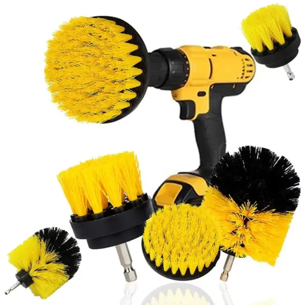 kit 3 escovas rotativas para uso furadeira limpeza ns-48721