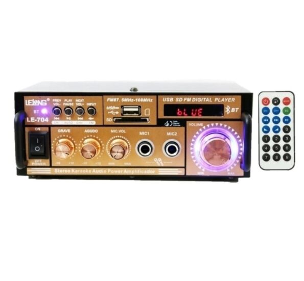 mini modulo amplificado 110-220v le-704 lelong