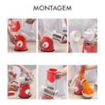 multiprocessador ralador manual ns-2815 3 lamina novo seculo