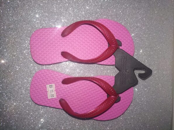 sandalia de borracha confortavel- rosa pequena (2)