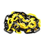 CORRENTE ZEBRADA 10M AMARELO E PRETO PLASTICO 6MM 1