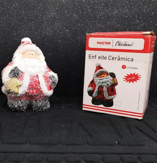 Enfeite Ceramica De Natal Papai Noel Dny7435 (1)