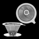 Filtro Para Café Reutilizável, Aço Inox Tam M Ud372 123util (1)