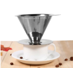 Filtro Para Café Reutilizável, Aço Inox Tam M Ud372 123util (1)