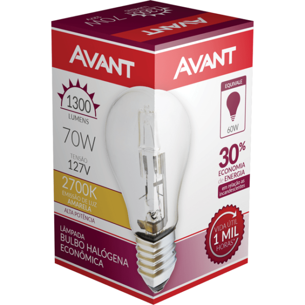 Lampada Incandescente Halogena 70w 127v (1)