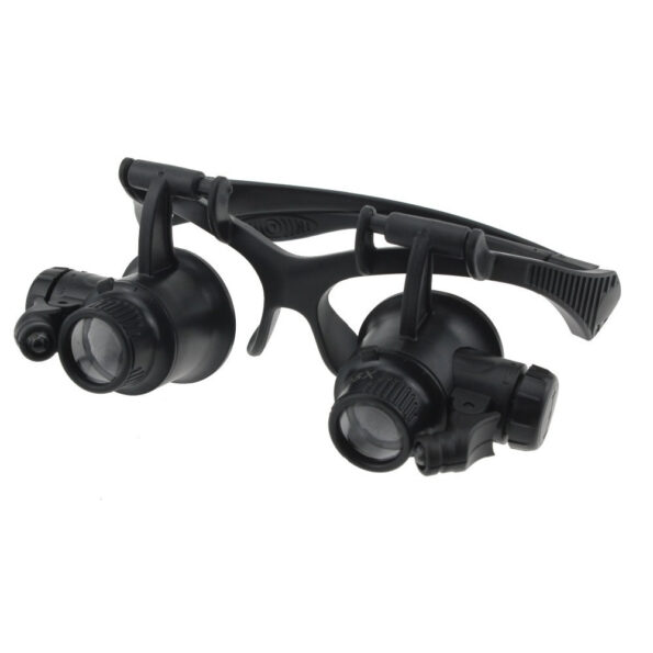 Lupa De Cabeça Óculos Relojoeiro 8 Lentes Profissional (5)
