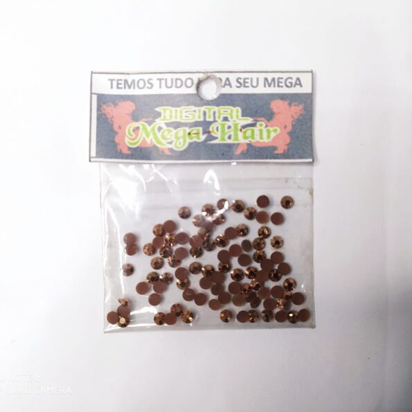 Pedrarias Like Supernail Decoração K70102 1pct – Cor ( Marrom ) (1)