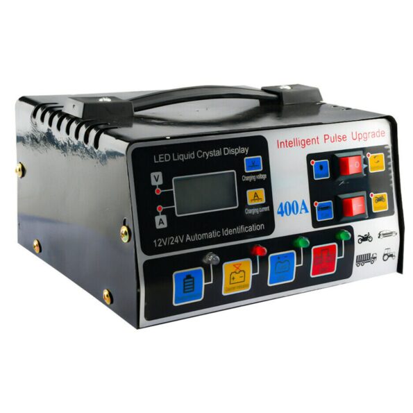 CARREGADOR BATERIA FLUTUANTE 12V 24V 400A INTELIGENTE UNIVERSAL CARRO MOTO CAMINHÃO TRATOR-1