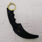 Canivete Karambit Slk-d30 Luatek 19cm Dourado (1)