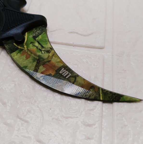 Canivete Karambit Slk-d30 Luatek 19cm Selva Verde (3)