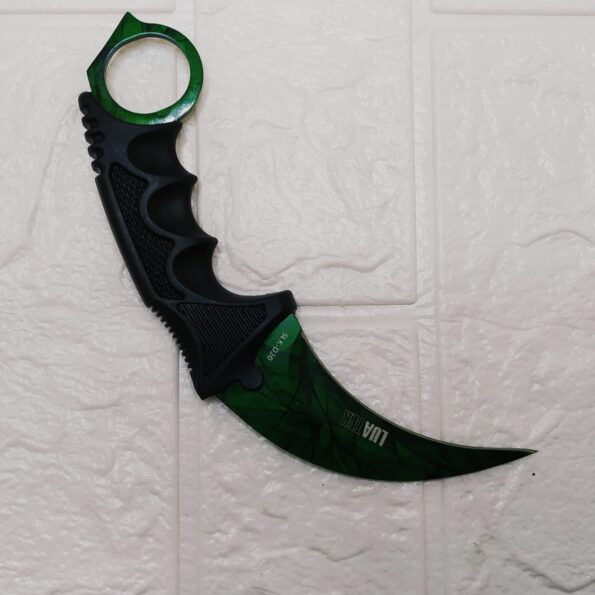 Canivete Karambit Slk-d30 Luatek 19cm Verde Escuro (2)