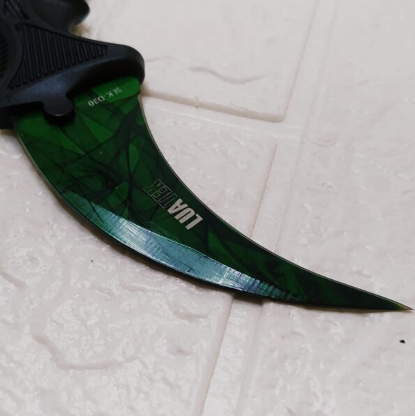 Canivete Karambit Slk-d30 Luatek 19cm Verde Escuro (3)