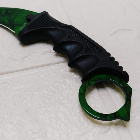 Canivete Karambit Slk-d30 Luatek 19cm Verde Escuro (4)
