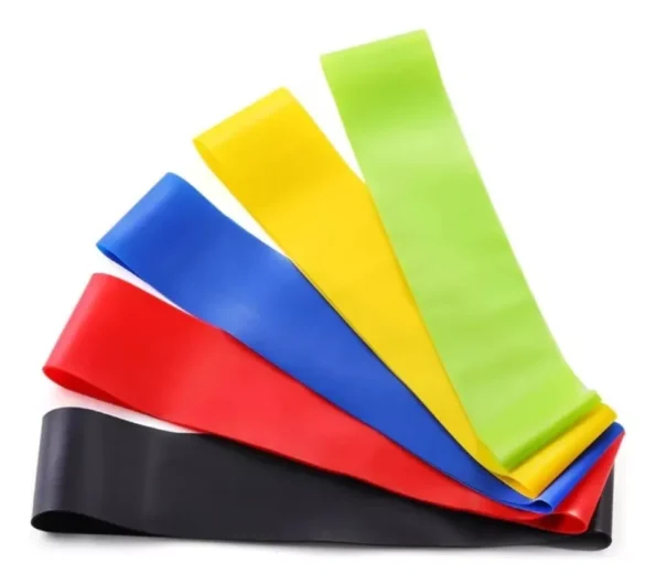 Kit 5 Faixa Elástica Super Mini Band Para Treino Exercícios ds11228 (1)