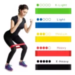 Kit 5 Faixa Elástica Super Mini Band Para Treino Exercícios ds11228 (1)